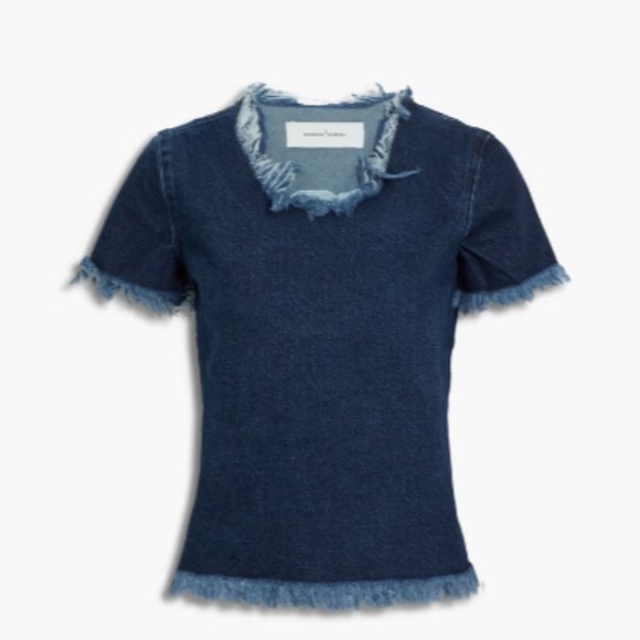 Marques Almeida Denim - Marques'Almeida Frayed Denim Top